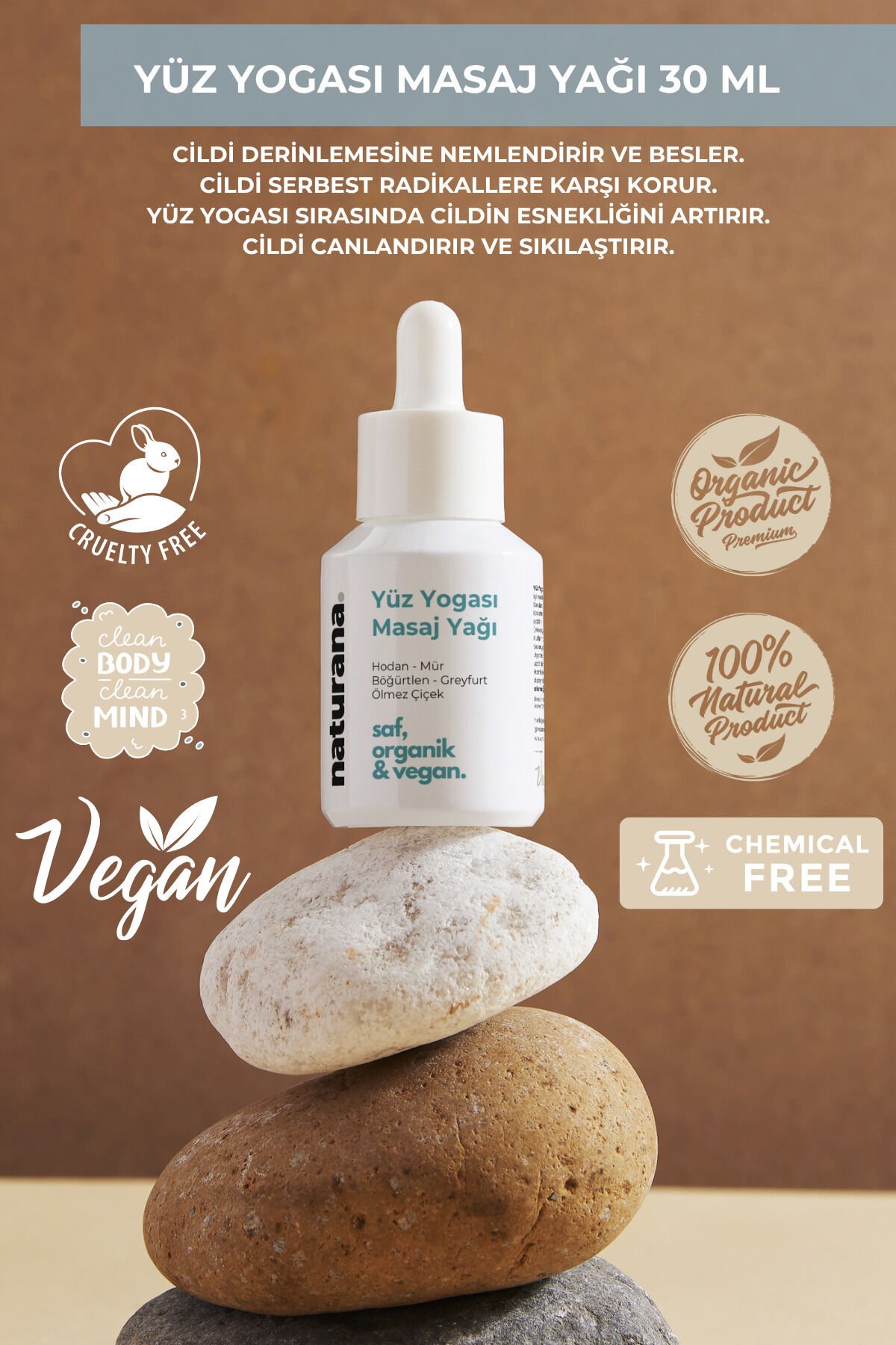 Yüz Yogası Masaj Yağı