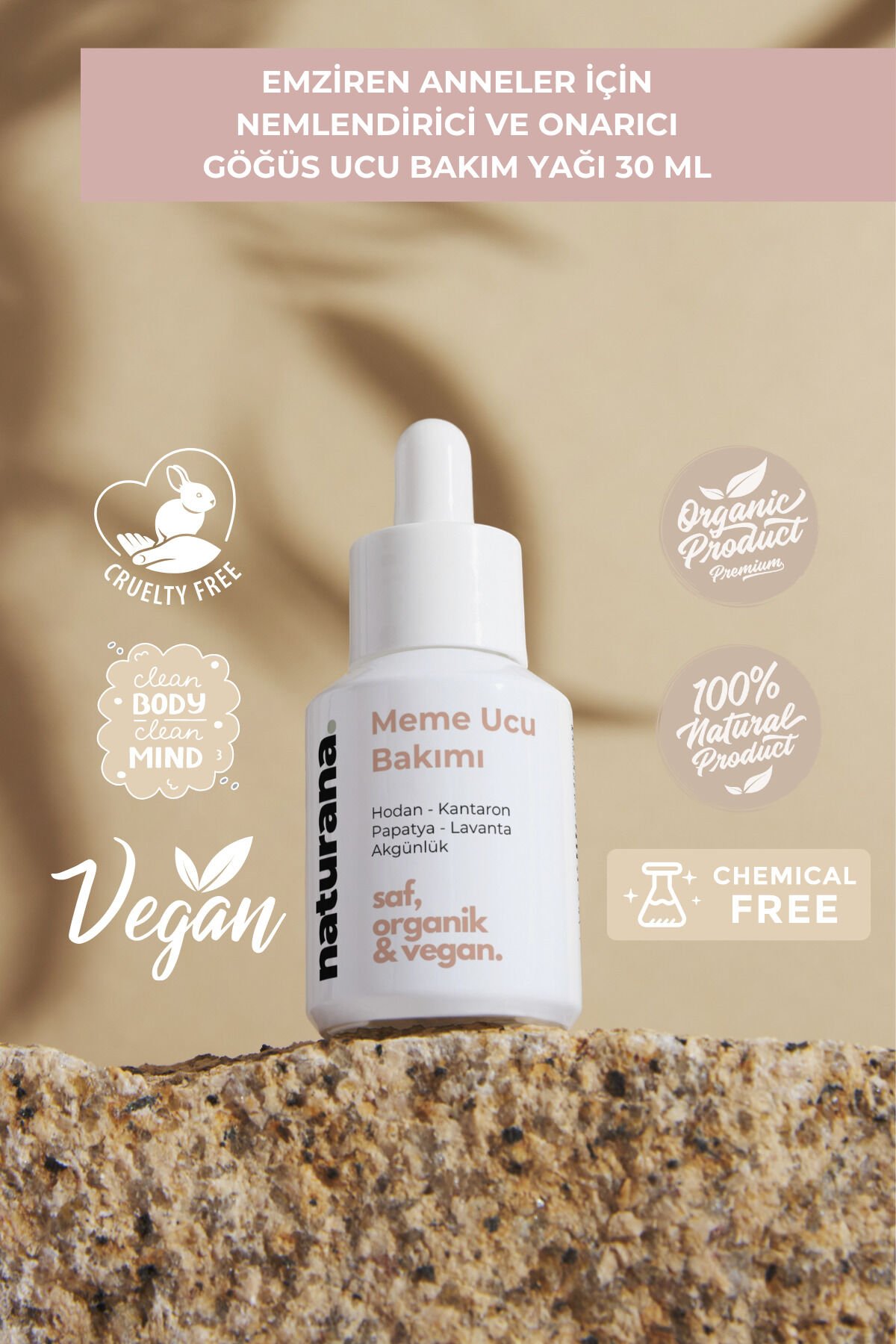 Meme Ucu Çatlak Bakım Yağı