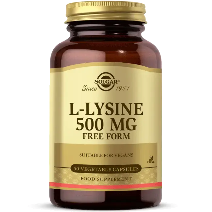 Solgar L-Lysine 500 mg 50 Kapsül