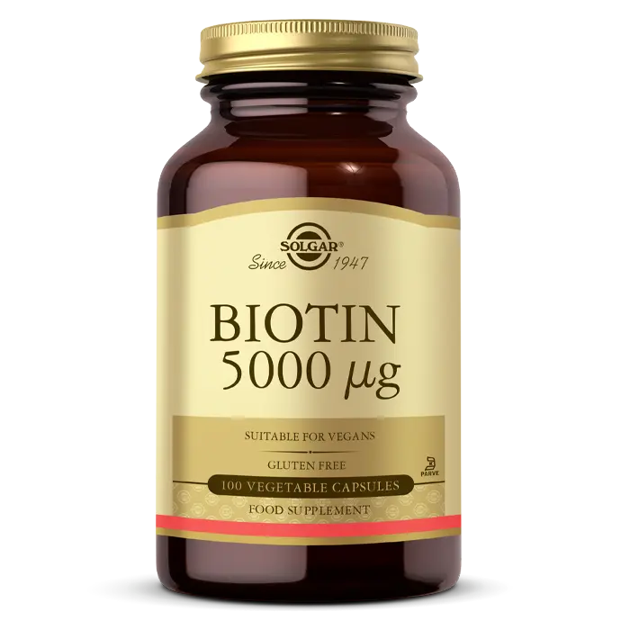 Solgar Biotin 5000 mcg 100 Kapsül